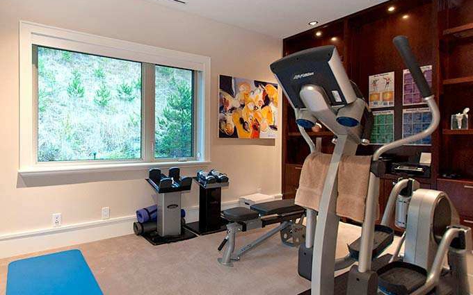 河源装修设计室内家庭健身房，让自己过上健康生活